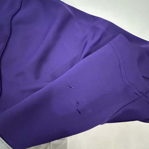 Kansas St. Wildcats Purple Polo Logo Polyester Shirt - Picture 3 of 8